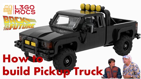 Lego MOC Marty McFly's Favorite Toyota SR-5 4x4 (Back To The Future)