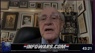 Alan Dershowitz Warns Alex Jones: Trump Indictment Threatens American