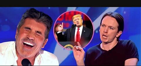 Best Donald Trump impression has Simon Cowell LOL!