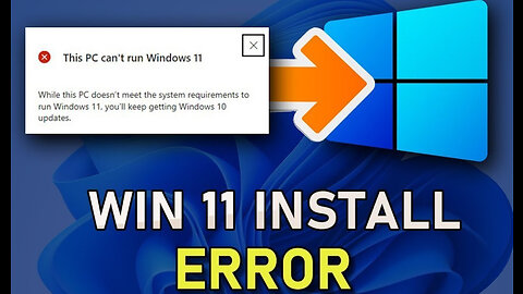 This PC doesn't run Windows 11