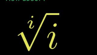 How about i-th root of i