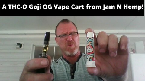 A THC-O Goji OG Vape Cart from Jam N Hemp!