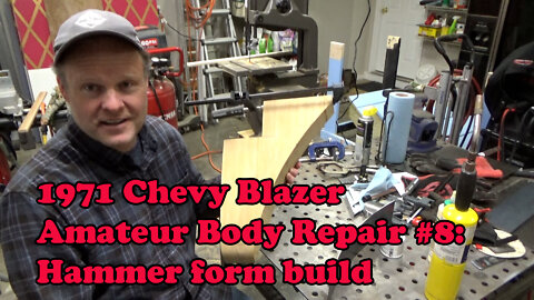 1971 Chevy Blazer: Amateur Body Repair bdp #8: Creating a fender patch panel from scratch