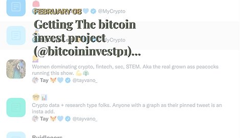 Getting The bitcoin invest project (@bitcoininvestp1) Twitter To Work