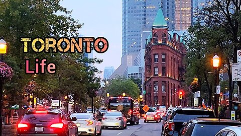 Toronto life, Downtown Toronto, Ontario, Canada 4K