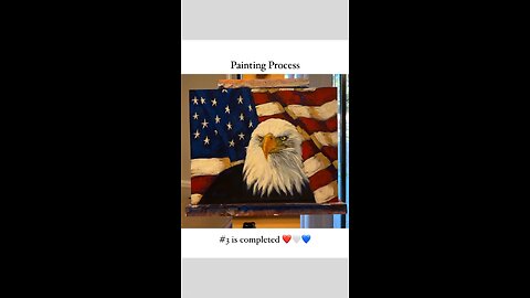 Painting-God Bless the USA-Lee Greenwood, Patriotic Art, Painting Process Video, How to Paint
