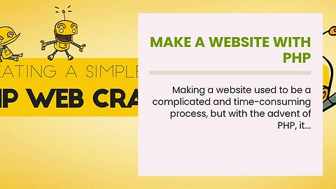 Make a Website with Php