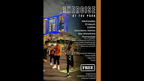 HIIT @Promotory Marina Bay Singapore March 22,2023