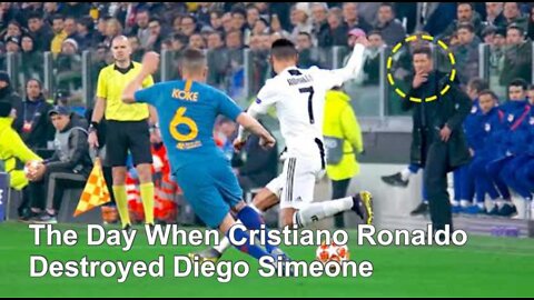 The Day When Cristiano Ronaldo Destroyed Diego Simeone