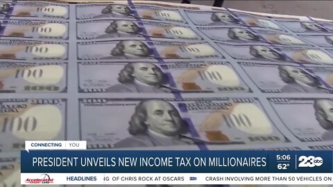 President Biden unveils new income tax on millionaires