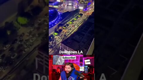 Street racing holds up traffic in LA