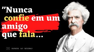 Citações Psicológicas de MARK TWAIN que valem a pena ouvir! | Citações de Vida