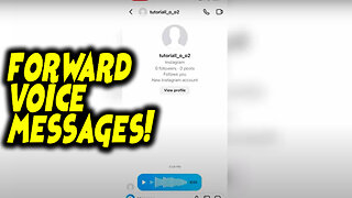 How to Forward Voice Messages on Instagram