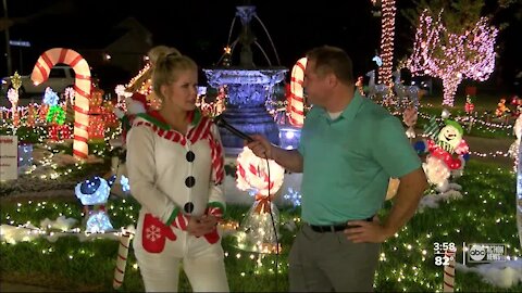 Actress returns home to Clearwater to celebrate holiday light tradition and give back to kids