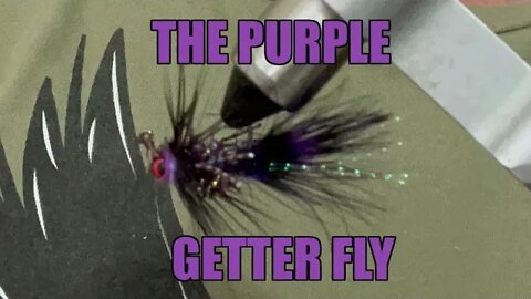 #8 Jig Nymph Hook Purple Getter Fly