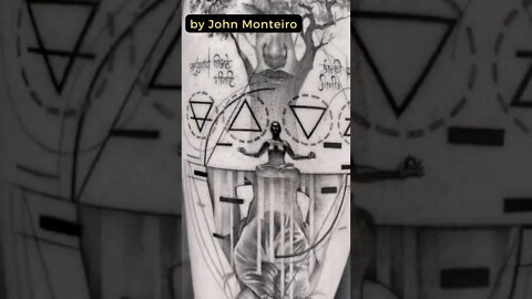 Stunning work by John Monteiro #shorts #tattoos #inked #youtubeshorts