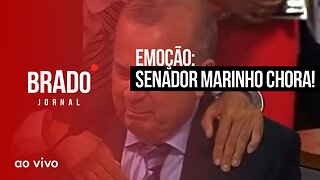 EMOÇÃO: SENADOR MARINHO CHORA! - AO VIVO: BRADO JORNAL - 14/07/2023