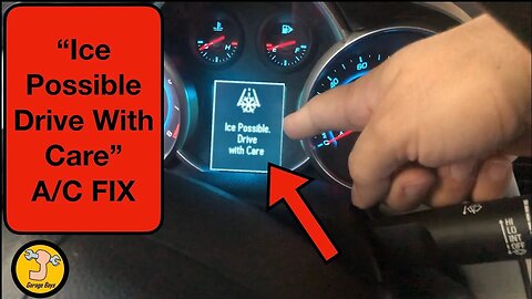 Chevrolet Cruze ice possible message fix ac fix ambient position sensor