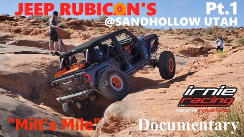 JEEP RUBICON'S @ Sand Hollow Utah Pt.1 "Milt's Mile" | Irnieracing