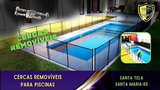 Instalação de redes de proteção para piscina - Santa Tela