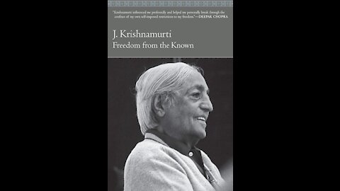 J.Krishnamurti Audiobook: "Freedom From The Known" With Subtitles