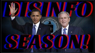 Disinformation Conferences Held By Both BUSH And OBAMA Following TRUMP's Announcement!
