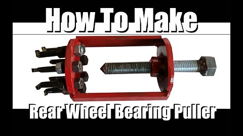 Rear Wheel Bearing Puller Tool How to Make DIY Wheel Bearing Removal Tool Swingaxle VW Bug