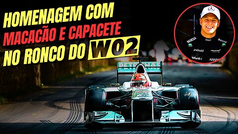 Homenagem de Mick Schumacher NO RONCO do Mercedes W02