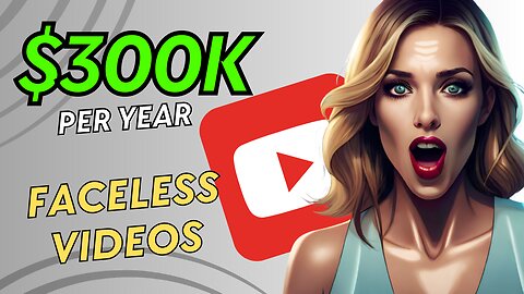 MY SECRET TO MAKING $300K/YEAR ON YOUTUBE WITH AI AND FACELESS VIDEOS! (MAKE MONEY ONLINE IN 2023)