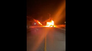 Truck Goes Up In Flames