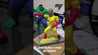 3D Printed One Punch Man Saitama #shorts #saitama #onepunchman