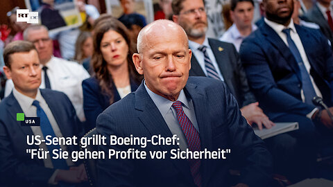 US-Senat grillt Boeing-Chef: "Für Sie gehen Profite vor Sicherheit"