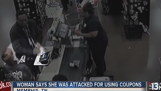 Woman attacked for using coupons at store
