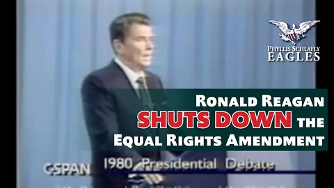 Ronald Reagan Shuts Down The Equal Rights Amendment In Heated Debate