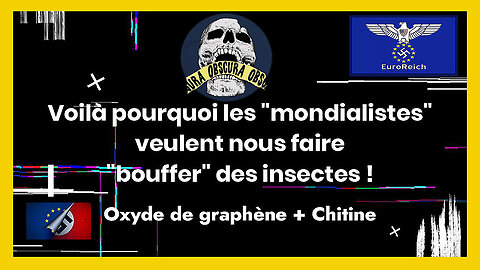 Les "mondialistes" vont nous faire bouffer des insectes"...Voici pourquoi ! (Hd 720) Autre lien au descriptif.