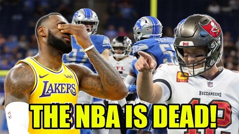 LeBron James and the NBA Christmas games get SMOKED by the Detriot Lions final preseason NFL game!