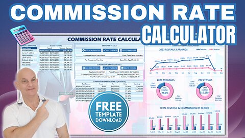 How To Calculate A Sales Commission Percentage Formula In Excel + FREE Rate Calculator Template