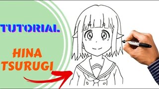 How to Draw Hina Tsurugi from Houkago Teibou Nisshi