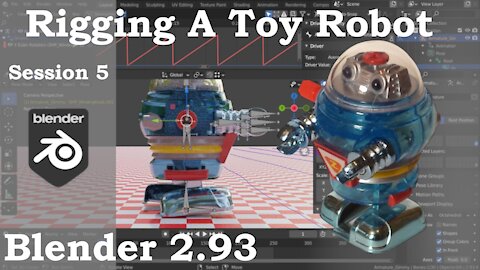 Rigging A Toy Robot, Session 5
