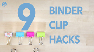 Check Out These 9 Useful Binder Clip Hacks