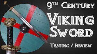 Medieval Warrior 9th Century "Viking" Sword Testing And Review