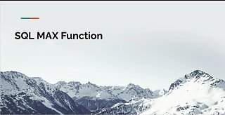 SQL MAX Function Tutorial