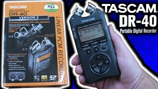 Recording Studio On the Go! The Tascam DR-40 Portable Digital Recorder