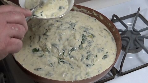 Spinach Artichoke Dip (cooked)