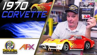 1970 Corvette Red w/Yellow Wildfire | 22055 | AFX/Racemasters