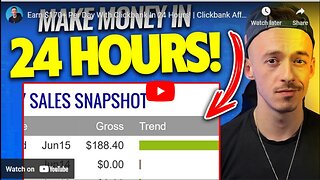 Earn $170+ Per Day With Clickbank or Any Other Platform In 24 Hours!