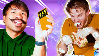 Eating The Electric Sandwich | Best Friend Food Challenge for Vengeance