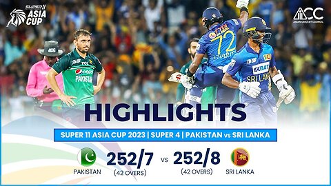 Super11 Asia Cup 2023 | Pakistan vs Sri Lanka | Super 4 Highlights