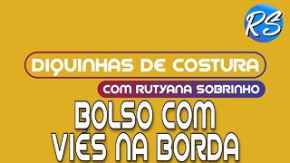 Bolso Com Viés na Borda - DEP 96