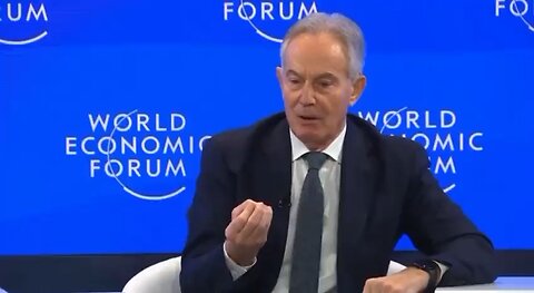 Tony Blair ADMITS Digital ID is about the ability to FORCE vaccinate the population.